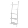 Manhattan Comfort Cooper Ladder Bookcase, White 192AMC6